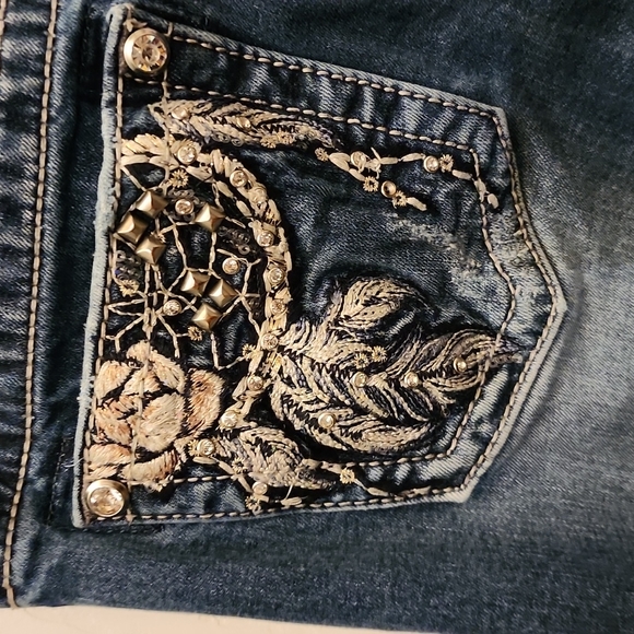 Miss Me boot cut dream catcher heads size 26 - Picture 8 of 9